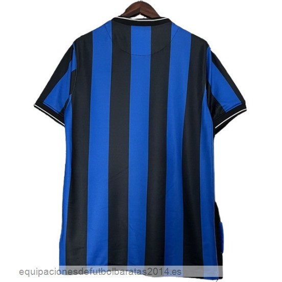 Nuevo 1ª Camiseta Inter Milan Retro 2009 2010 Azul Baratas